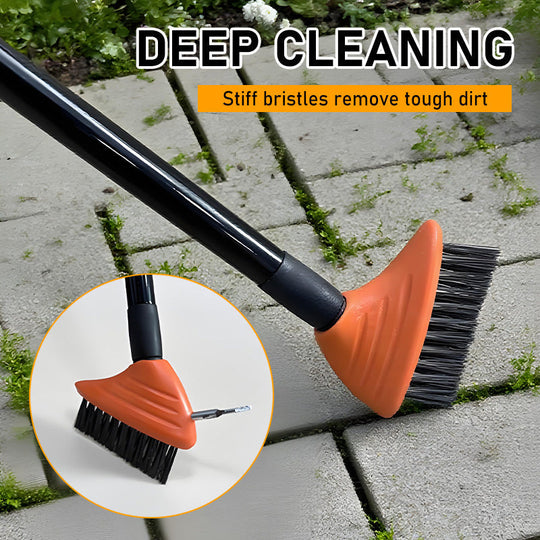 3-in-1 Weeding Wire Brush Tools Set – Durable Steel Brushes, Ergonomic Handle & Perfect for Patios, Driveways & Garden Paths 🏡