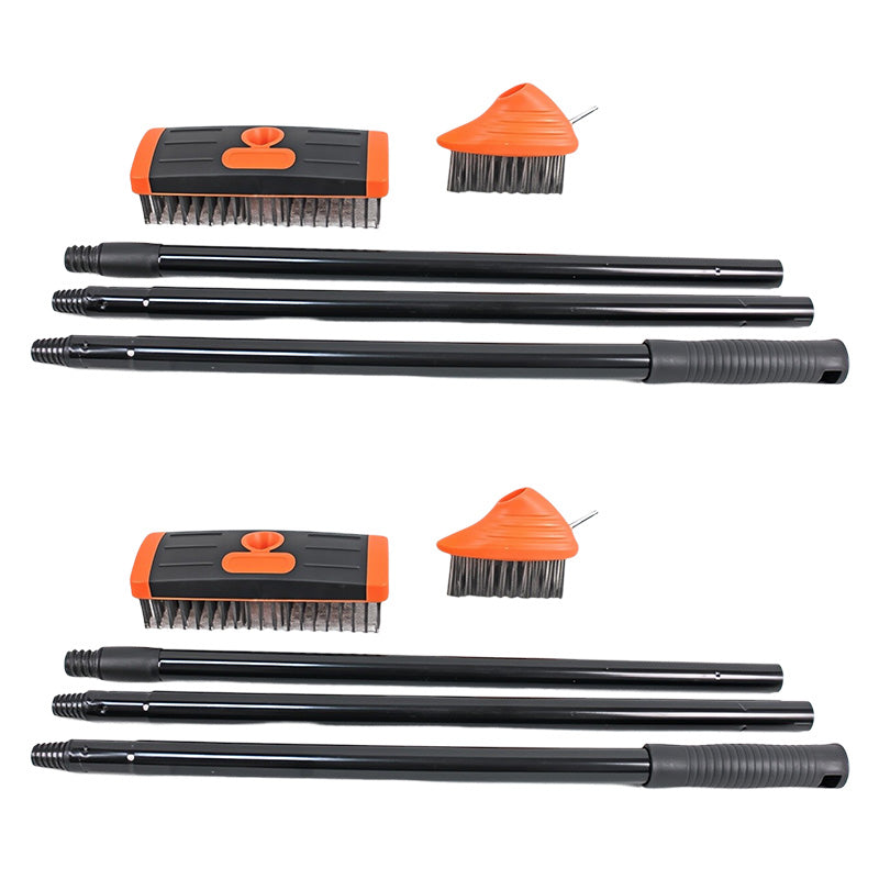 3-in-1 Weeding Wire Brush Tools Set – Durable Steel Brushes, Ergonomic Handle & Perfect for Patios, Driveways & Garden Paths 🏡