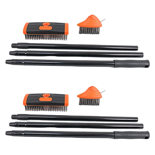 3-in-1 Weeding Wire Brush Tools Set – Durable Steel Brushes, Ergonomic Handle & Perfect for Patios, Driveways & Garden Paths 🏡