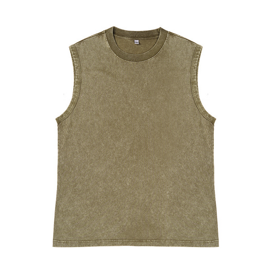 📢📢30% OFF !! ⏰Men's Vintage Wash Sleeveless Tank Top