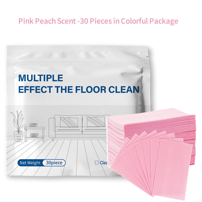 🌿30-Pieces Multi-Effect Floor Cleaning Sheets – Powerful Stain Removal & Fresh Scent