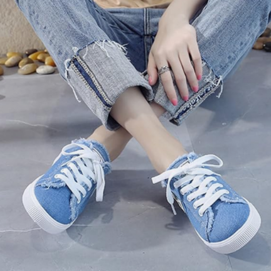 🎁2026 New Arrivals 30% OFF💥Women's Denim Mule Trainers – Easy Slip-On, Comfortable Sole & Perfect for a Casual Summer Look ☀️