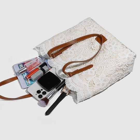 👜New Arrival  Lace & Legacy 🌹Vintage Lace Shoulder Bag – Elegant Lace, Spacious Interior & Adjustable Strap – Perfect for Wedding, Daily & Travel ✨