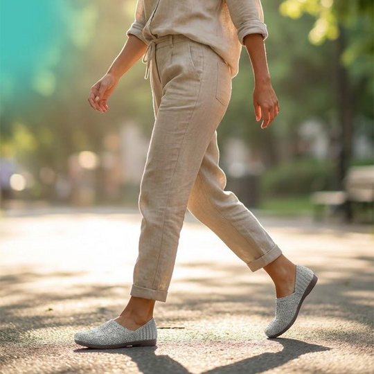 ⏳Time-Limited 30% OFF⏰Women's Breathable Woven Slip-On Flats🌻