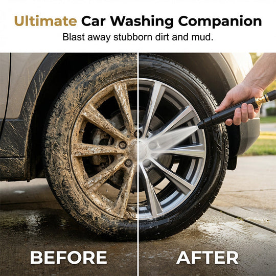 🚀HOT SALE 30% OFF - High-Pressure Direct Spray Water Nozzle - Wash at Home, Save Big! 🔥💦