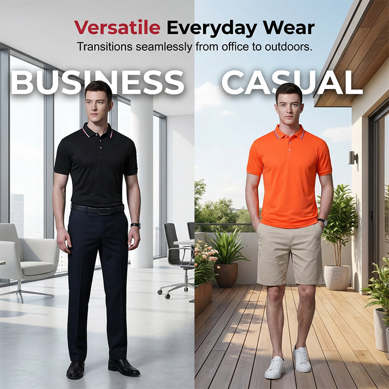 👔Men's Classic Fit Short-Sleeve Collared Shirt✨