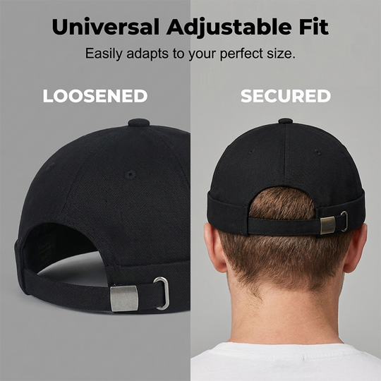 🧢 30% OFF NOW! 🍂 Unisex Vintage Style Brimless Docker Cap – Breathable Cotton, Adjustable Fit & Timeless Look for Daily Wear 💼