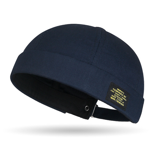 🧢 30% OFF NOW! 🍂 Unisex Vintage Style Brimless Docker Cap – Breathable Cotton, Adjustable Fit & Timeless Look for Daily Wear 💼