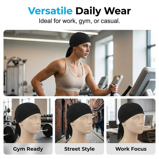 Paisley Cooling Headscarf Cap Set, Motorcycle Pirate Head Wrap Safety Helmet Liner, Elastic Fit Hand Washable Multifunctional Outdoor Headwear for Athletes & Outdoor Enthusiasts