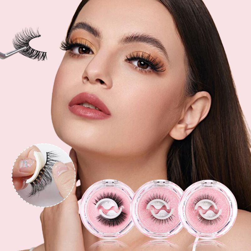 🏆 Last Day Special Price £9.99 ! 🔥 Buy One Get One Free 🎁  💐Waterproof & Reusable Self-Adhesive Eyelashes