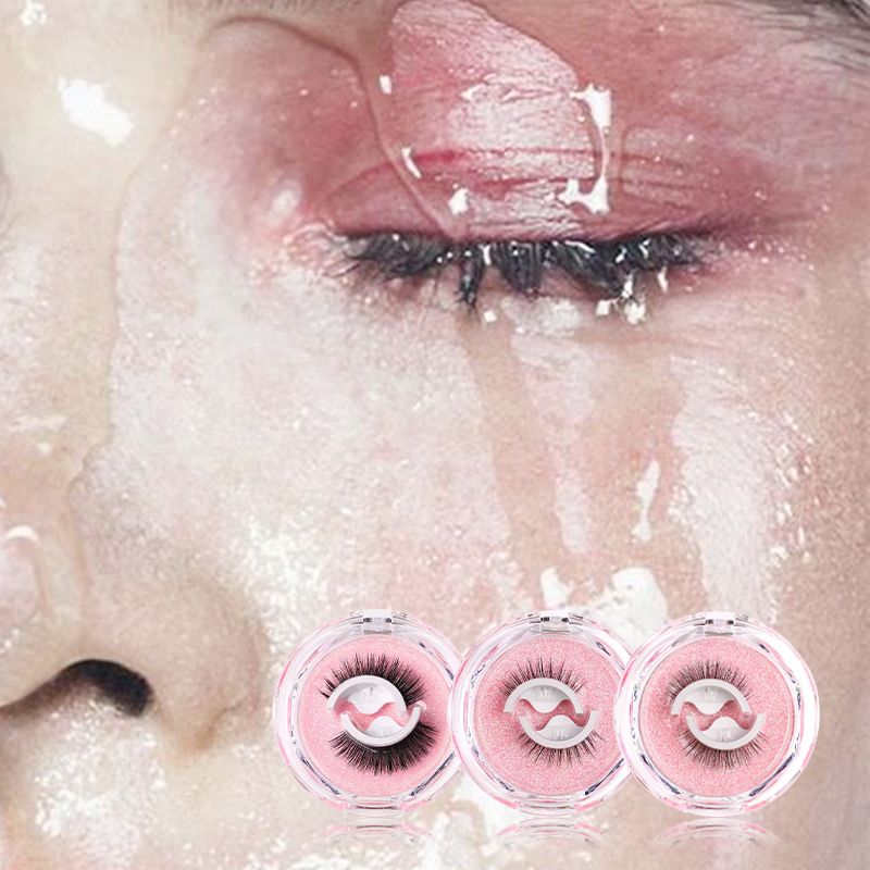 🏆 Last Day Special Price £9.99 ! 🔥 Buy One Get One Free 🎁  💐Waterproof & Reusable Self-Adhesive Eyelashes
