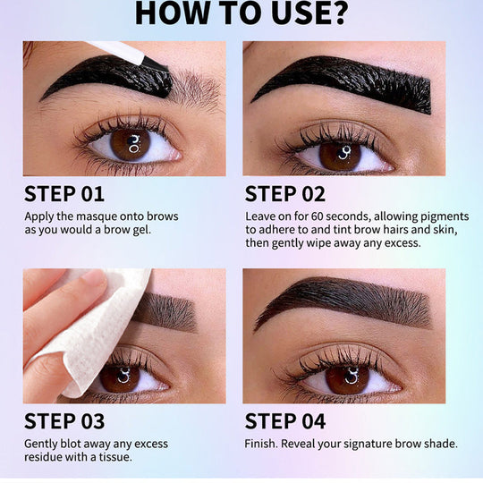 Brow Stain & Go Masque