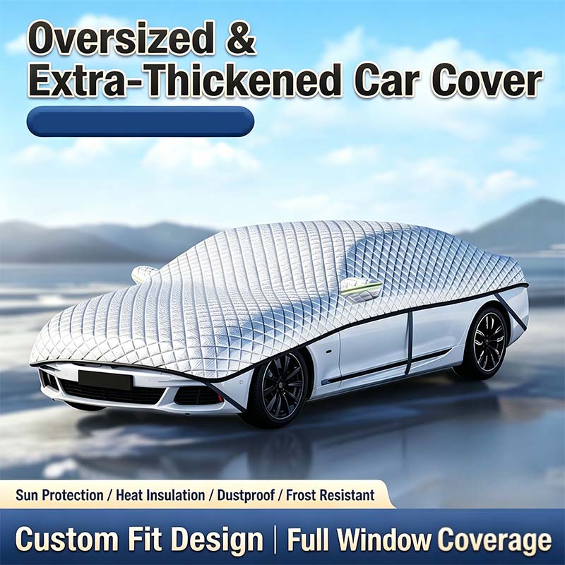🎁2026 New Arrivals 50% OFF💥Car Windshield Snow Cover – All‑season, multi‑layer. Covers hood, glass & side windows. Strong straps, no slipping! 🚙💨