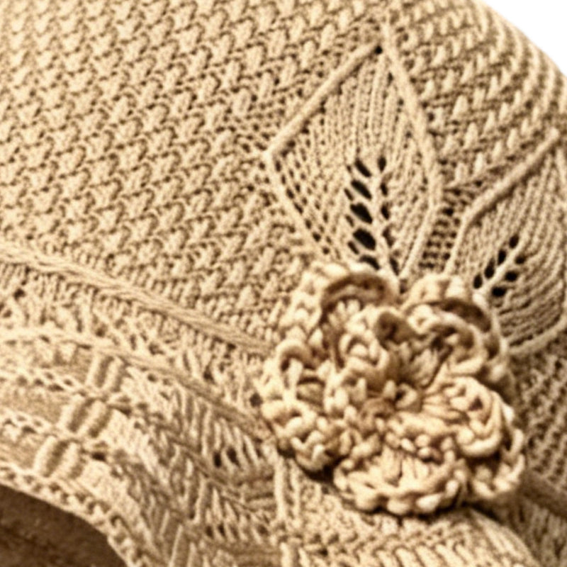 💐30% OFF ! Floral Crochet Bucket Hat – Light & Casual for Summer 🌸👒【Limited Offer】