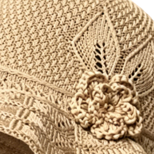 💐30% OFF ! Floral Crochet Bucket Hat – Light & Casual for Summer 🌸👒【Limited Offer】