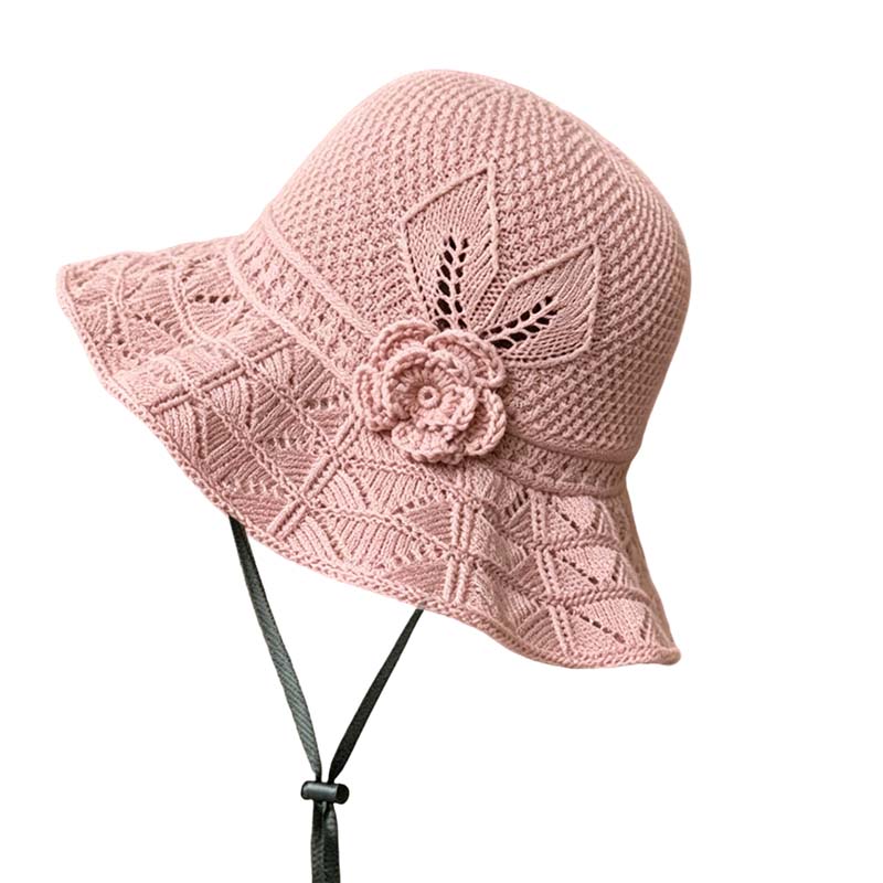 💐30% OFF ! Floral Crochet Bucket Hat – Light & Casual for Summer 🌸👒【Limited Offer】