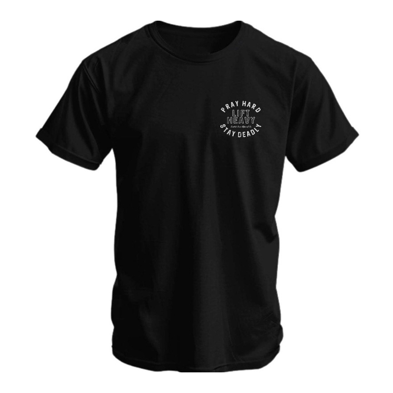 Men's Athletic Fit Crew Neck Graphic T-Shirt