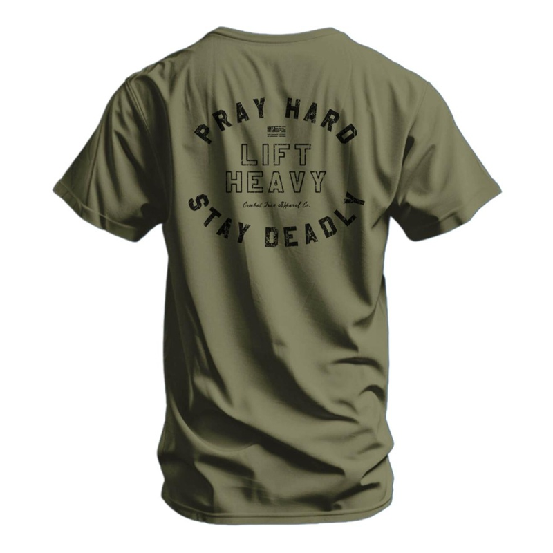 Men's Athletic Fit Crew Neck Graphic T-Shirt