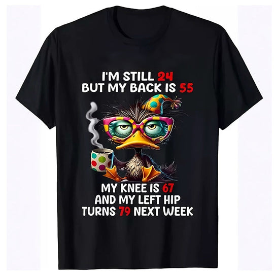 Men's Funny Duck Graphic T-Shirt