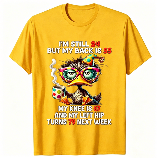 Men's Funny Duck Graphic T-Shirt