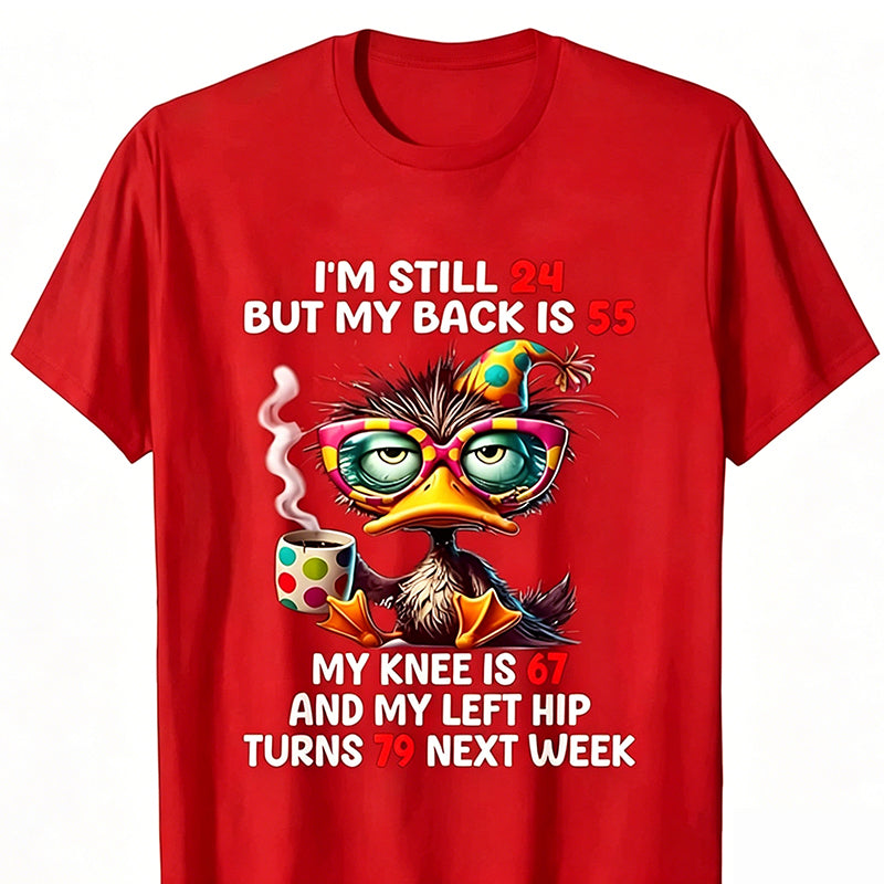 Men's Funny Duck Graphic T-Shirt