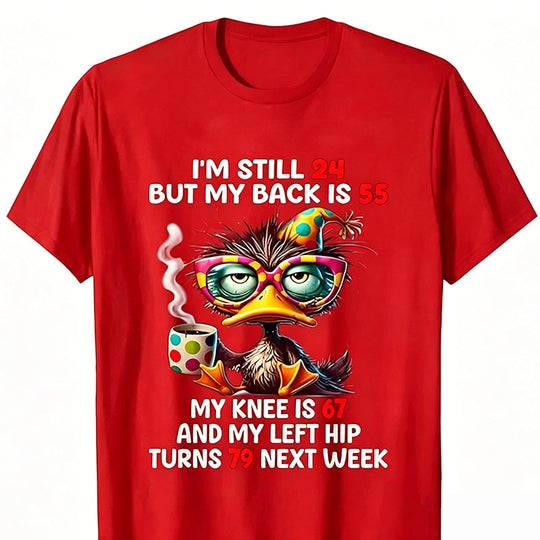 Men's Funny Duck Graphic T-Shirt