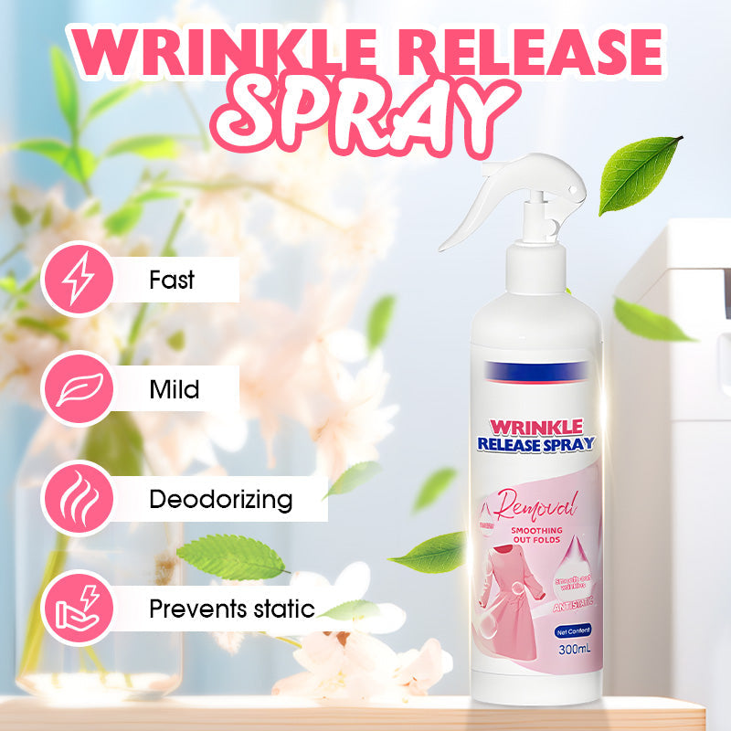 🥳2026 HOT SALE🥳💞50K+ SOLD!👔❤️‍🔥 30% OFF! Multi‑Functional Wrinkle Release Spray – Sprays away creases in minutes. Removes odours, gentle on fabrics. No ironing needed! A travel must‑have. 👕✨