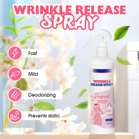 🥳2026 HOT SALE🥳💞50K+ SOLD!👔❤️‍🔥 30% OFF! Multi‑Functional Wrinkle Release Spray – Sprays away creases in minutes. Removes odours, gentle on fabrics. No ironing needed! A travel must‑have. 👕✨