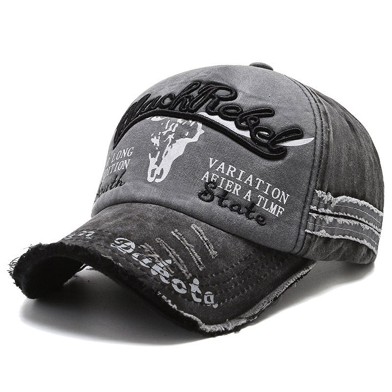 🧢 LIMITED-TIME 50% OFF! ✨ Unisex Baseball Cap – Retro Denim, Adjustable, Vintage, Curved Brim 🌞