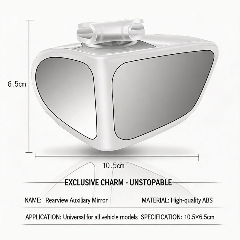 🔥2026 HOT SALE🥳💞50K+ SOLD!🔥⚡Dual-Lens 360°Adjustable Blind Spot Mirror