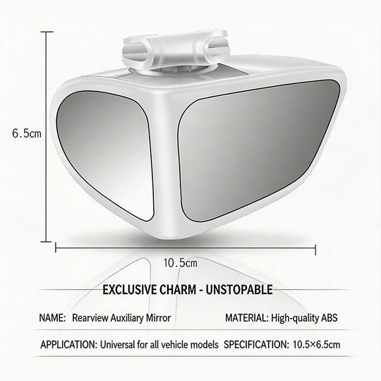 🔥2026 HOT SALE🥳💞50K+ SOLD!🔥⚡Dual-Lens 360°Adjustable Blind Spot Mirror