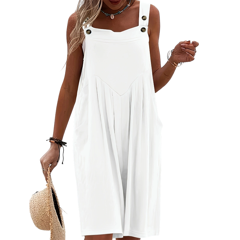 🌸 LIMITED TIME 20% OFF! ✨Sleeveless Wide-Leg Jumpsuit For Summer Breezes✨💃