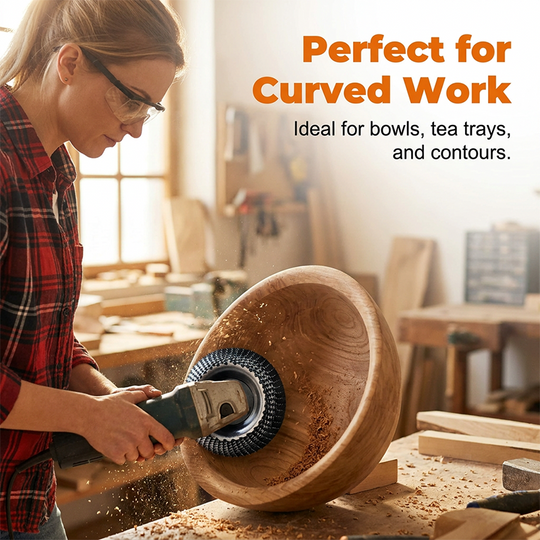 🔥50% OFF! Wood shaping disc for angle grinder – rapid removal, ultra durable. Perfect for carving & DIY! 50K+ sold! 🔧✨