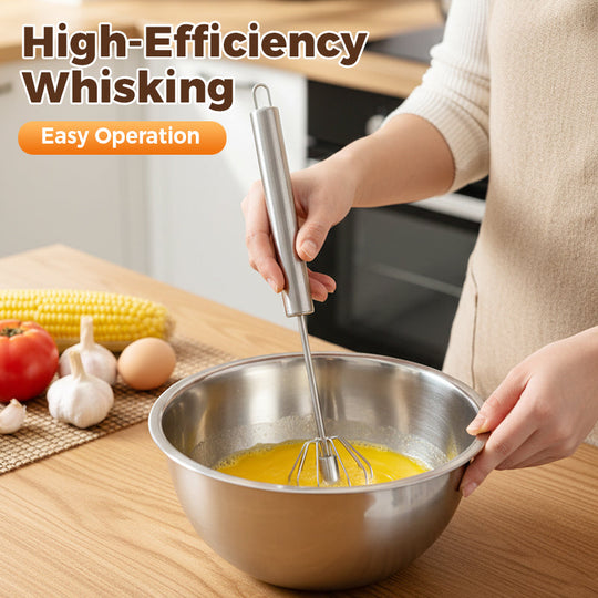 Hand-Push Rotary Whisk