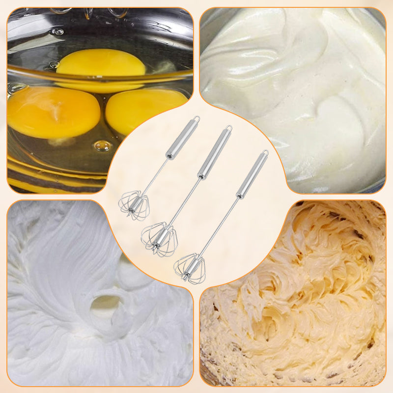 Hand-Push Rotary Whisk