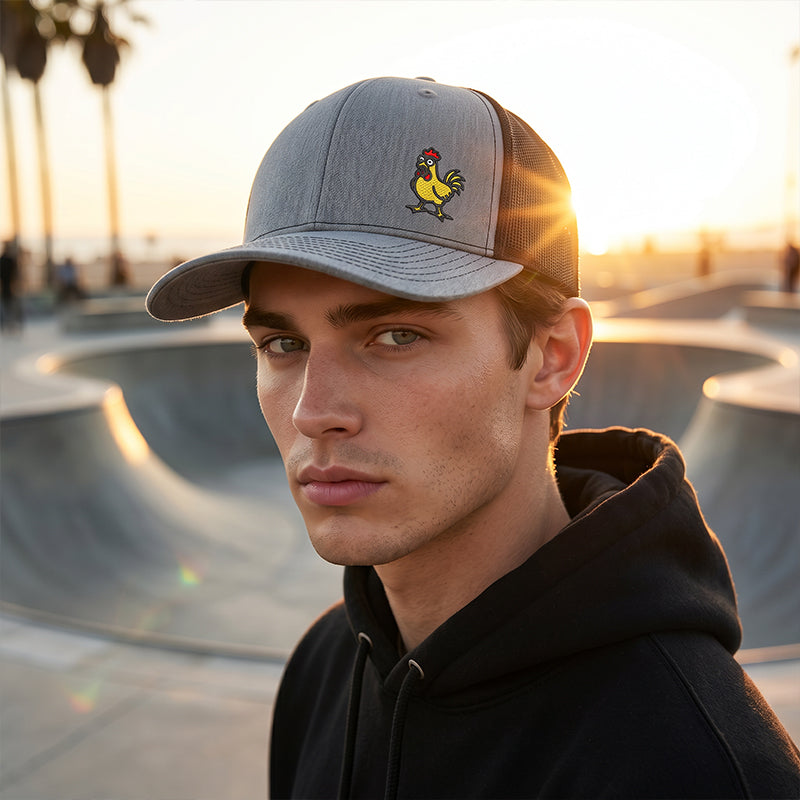 🥳SUMMER HOT SALE🥳💞50K+ SOLD!💥30% OFF! 🔥 Witty Chicken Embroidered Snapback Cap