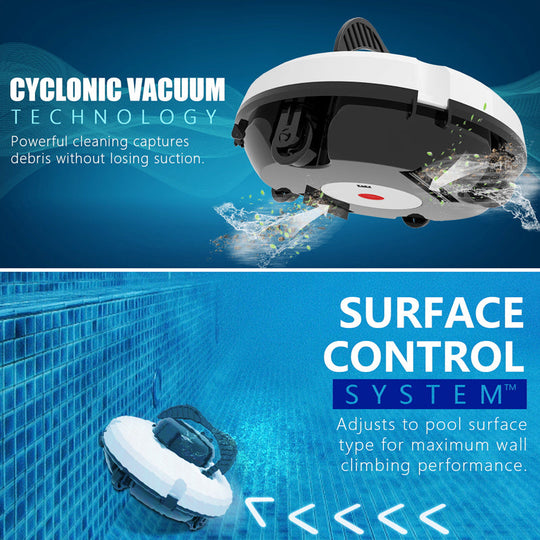 🤖 Hot Sale ＆ 75％ Off 🔥 Cordless Pool Cleaning Robot – Smart navigation, powerful suction & one‑touch start. Easy‑empty filter basket. Your sparkling pool awaits! ✨🏊