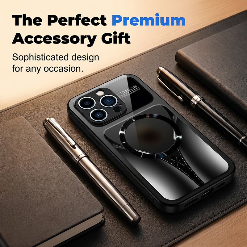 📱 LIMITED-TIME 30% OFF! ✨ Magnetic Tempered Glass Phone Case – Shockproof, MagSafe Compatible ✨
