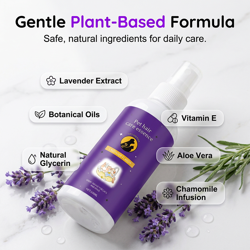 🥳2026 HOT SALE🥳💞50K+ SOLD!🐕💨 30% OFF! Pet Detangling Spray – Smooths knots instantly, plant-based & lick‑safe. Leave‑in, no rinse. Gentle lavender scent. ✨🐈