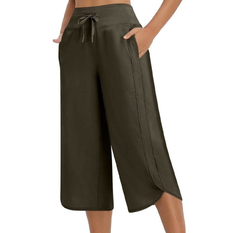 🥳SUMMER HOT SALE🥳💞50K+ SOLD!💥50% OFF! 🔥Women's Casual Wide-Leg Capri Trousers