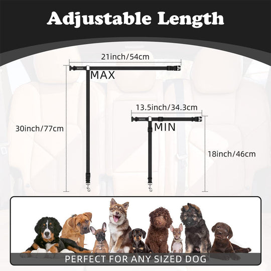 🏆 Last Day Special Price £9.99 ! 🔥Buy more save more🎁2-in-1 Dog Car Seat Belt & Walking Leash