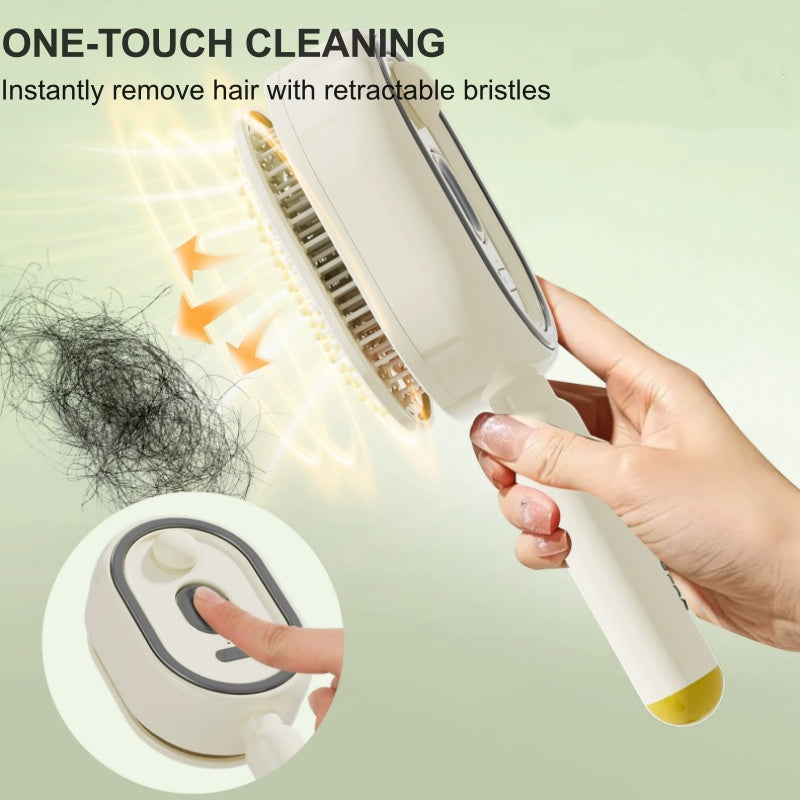 ⚡ 50% OFF NOW ! 💐 Electric Spray & Massage Hair Brush – Soothing Scalp Massage, Fine Mist Spraying & Smooth Hair Care Design ✨