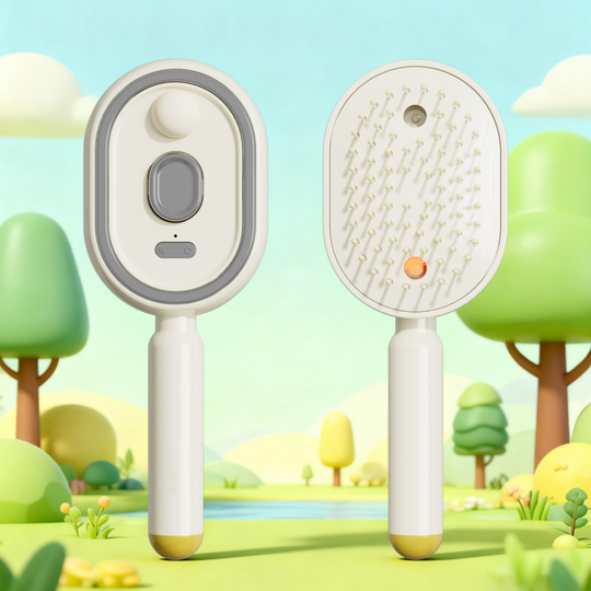 ⚡ 50% OFF NOW ! 💐 Electric Spray & Massage Hair Brush – Soothing Scalp Massage, Fine Mist Spraying & Smooth Hair Care Design ✨