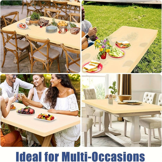 💥Fitted Spandex Table Cover for Rectangular & Square Tables