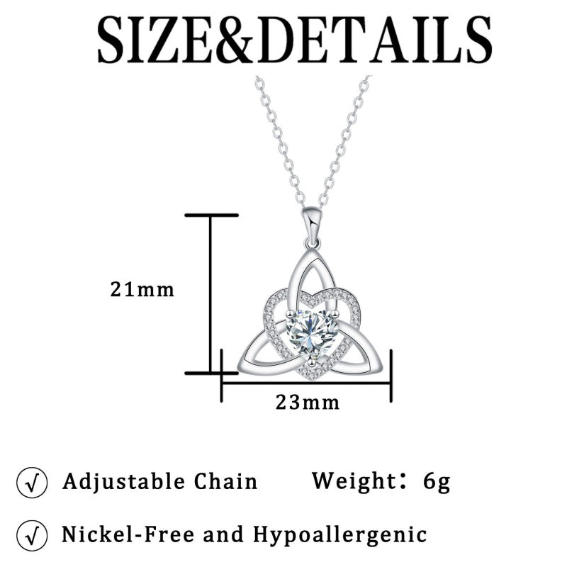 🥳2026 HOT SALE🥳 ⏳Limited-time 30% off⏰ Celtic Knot Heart Pendant Necklace ！！