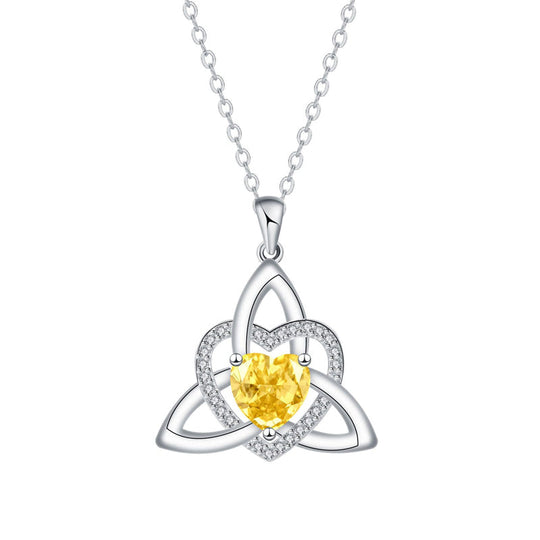 🥳2026 HOT SALE🥳 ⏳Limited-time 30% off⏰ Celtic Knot Heart Pendant Necklace ！！