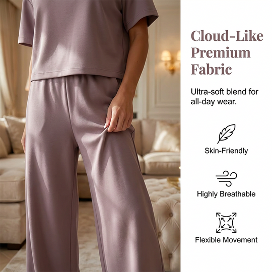 👗 50% OFF NOW! 🏆 Women's Top & Wide-Leg Pants Set – Flowy, versatile & perfect for summer, beach or casual chic – effortless style 🌸