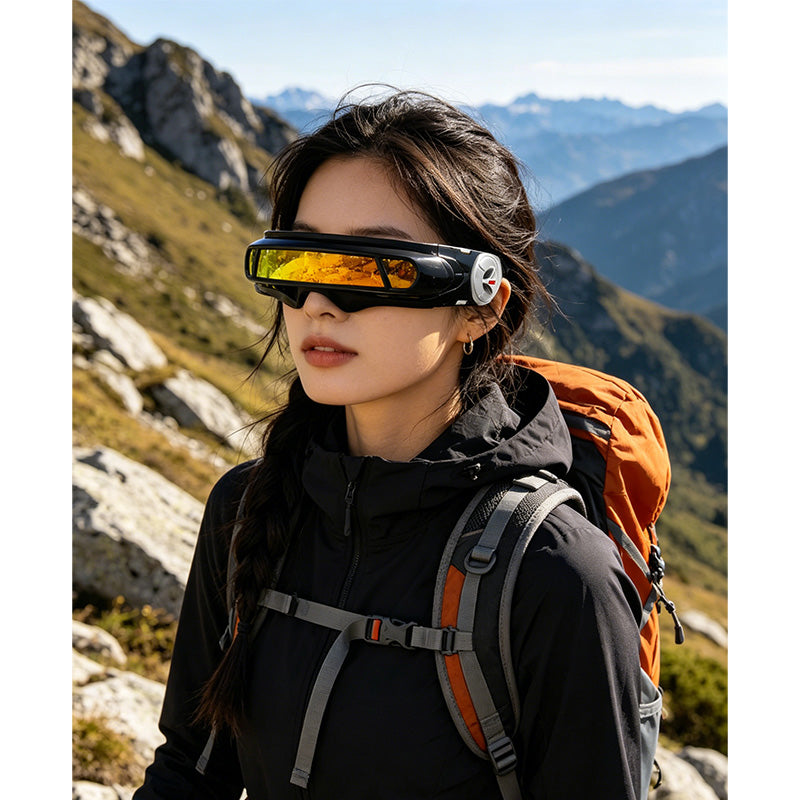 Retro Punk Irregular Shape UV400 Sunglasses