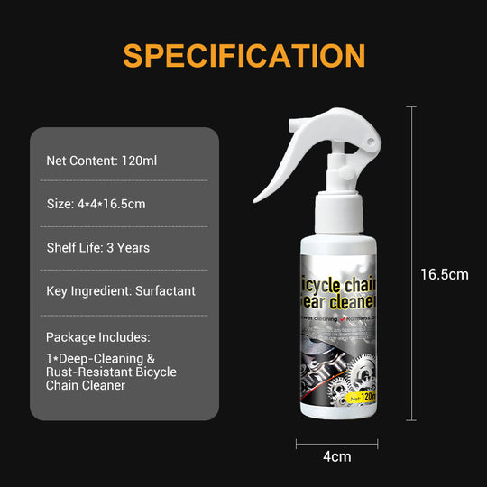 🔥LIMITED TIME 30% OFF! 🔥Deep-Cleaning & Rust-Resistant Bicycle Chain Cleaner