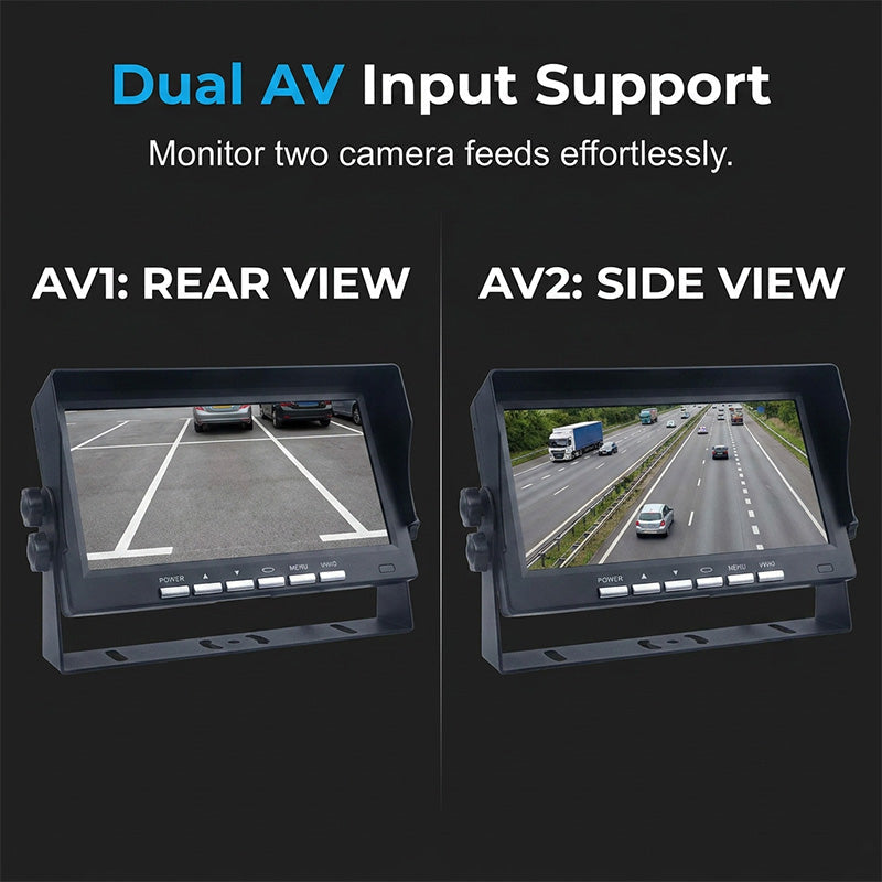 🥳50K+ SOLD!🚛📹 50% OFF! 7″ Wireless Backup Camera System – Stable 2.4G signal, 12V‑24V. Perfect for trucks & RVs. 🛡️✨